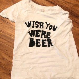 Wish you were beer tee